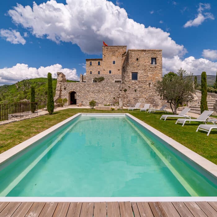 Piscine Exterieure Chateau Sainte Jalle